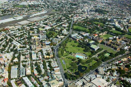 Aerial Image of CHIPPENDALE LOOKING SOUTH WEST.