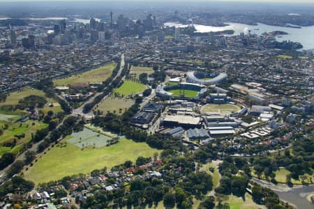 Aerial Image of CENTENNIAL & MOORE PARK.