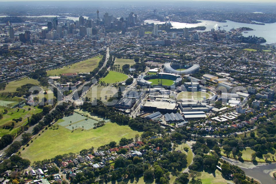 Aerial Image of Centennial & Moore Park
