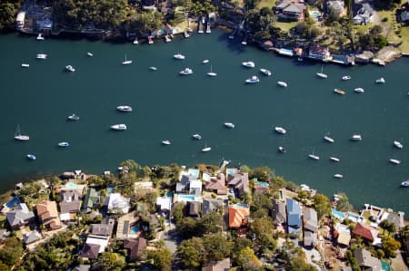Aerial Image of YOWIE BAY IN CARINGBAH.