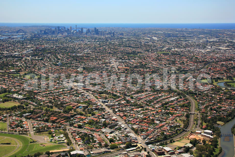 Aerial Image of Canterbury to Sydney\'s CBD