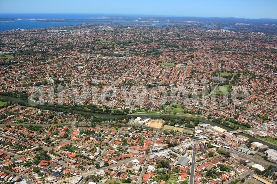 Aerial Image of Canterbury Looking South