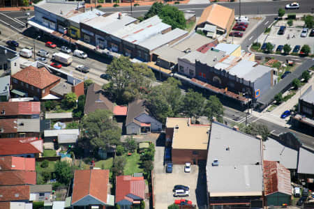 Aerial Image of CLOSEUP OF CANTERBURY ROAD IN CANTERBURY.
