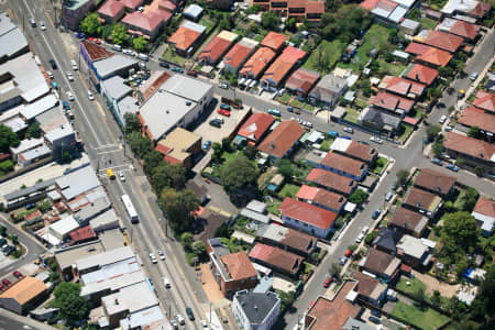 Aerial Image of CLOSEUP OF CANTERBURY ROAD IN CANTERBURY.