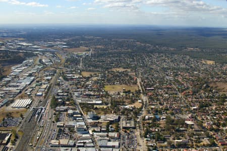Aerial Image of CAMPBELLTOWN CBD.