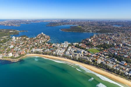 Aerial Image of MANLY BEACH