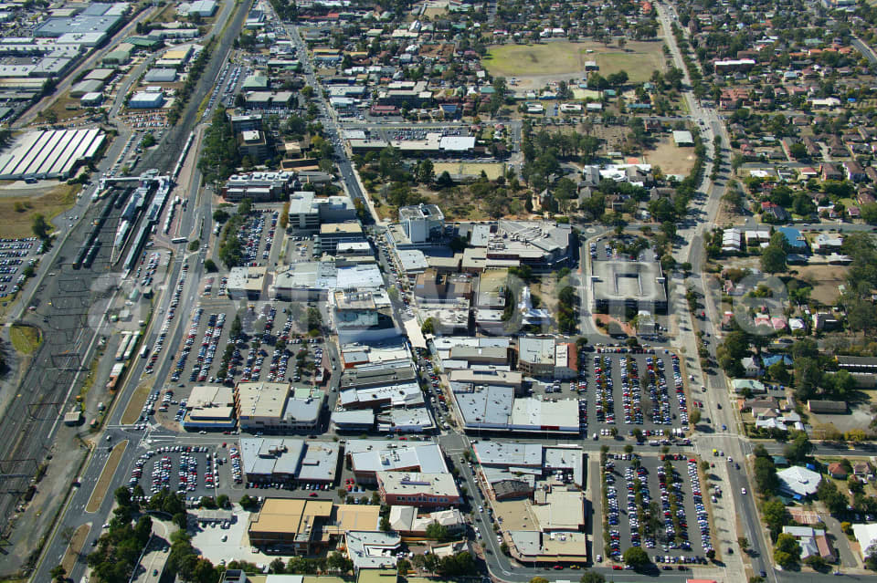 Aerial Image of Campbelltown CBD