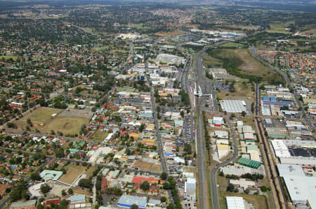 Aerial Image of CAMPBELLTOWN CBD.