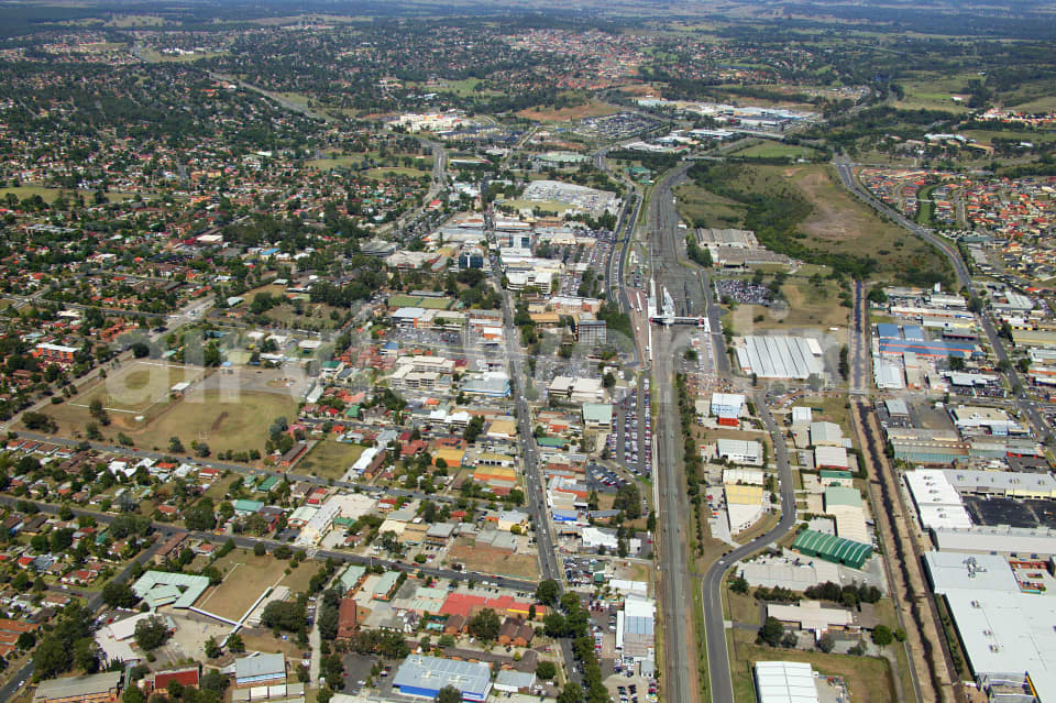 Aerial Image of Campbelltown CBD