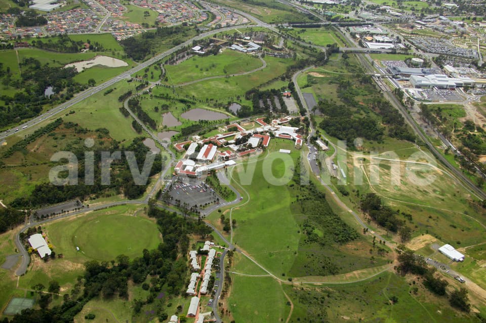 Aerial Image of University of Western Sydney in Campbelltown