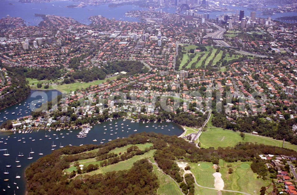 Aerial Image of Northbridge to Sydney Harbour Bridge
