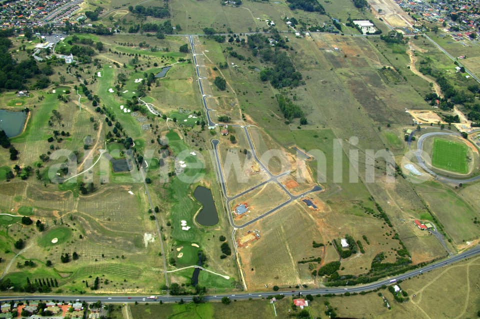 Aerial Image of Camden Golf Club in Narellan