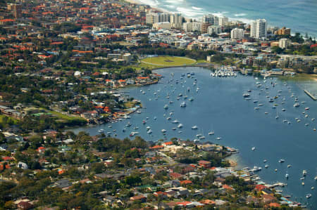 Aerial Image of BURRANEER, GUNNAMATTA BAY AND CRONULLA.