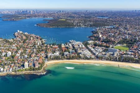 Aerial Image of MANLY BEACH