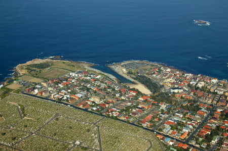 Aerial Image of BRONTE AND CLOVELLY.