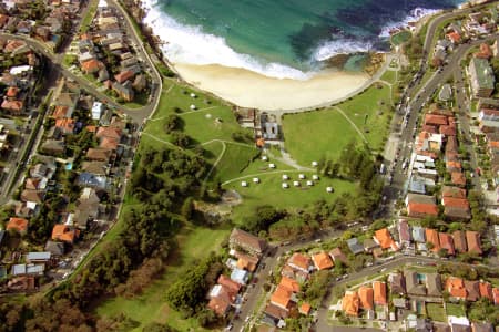 Aerial Image of BRONTE BEACH AND BRONTE PARK.