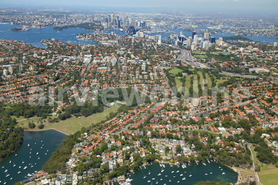 Aerial Image of Cammeray to the City