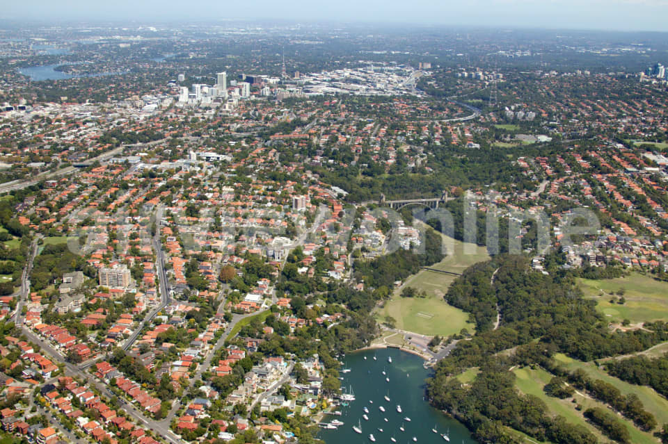 Aerial Image of Cammeray and Northbridge