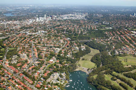 Aerial Image of CAMMERAY AND NORTHBRIDGE.