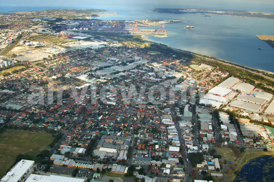 Aerial Image of Botany Looking South East