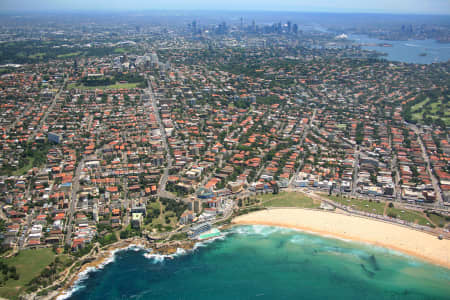Aerial Image of BONDI BEACH TO THE CITY.