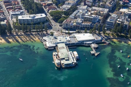 Aerial Image of MANLY WHARF