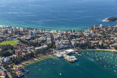 Aerial Image of MANLY WHARF