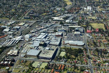 Aerial Image of BLACKTOWN CBD.