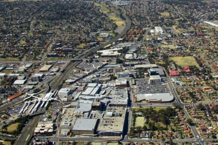 Aerial Image of BLACKTOWN CBD.