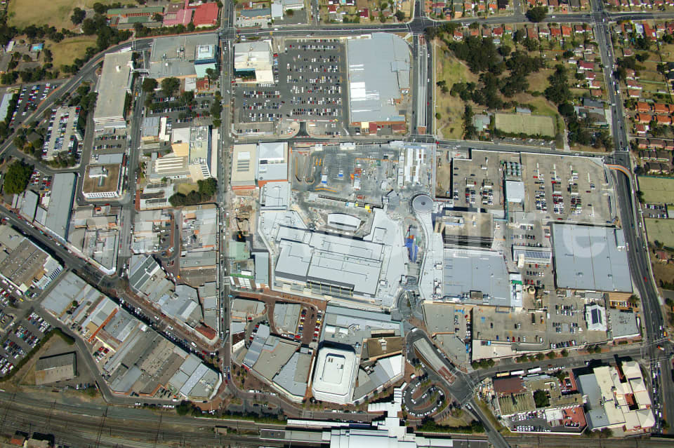 Aerial Image of Closeup of Blacktown CBD