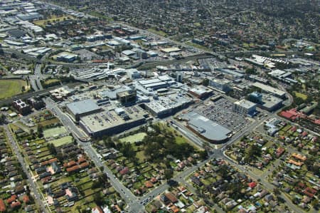 Aerial Image of BLACKTOWN CBD.