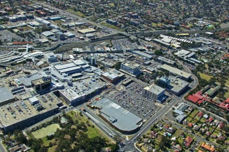 Aerial Image of BLACKTOWN CBD.