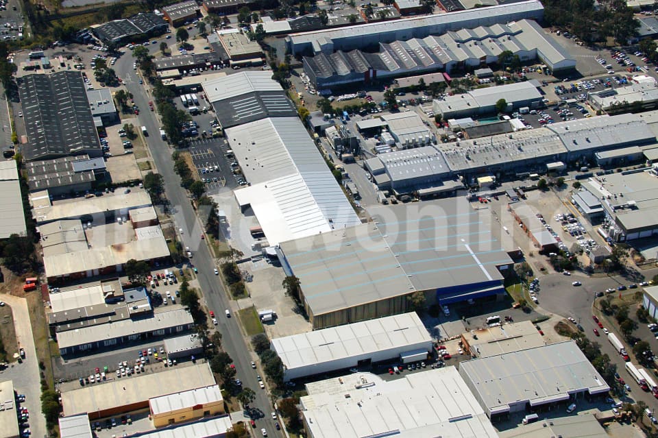 Aerial Image of Closeup of Industrial Area in Blacktown