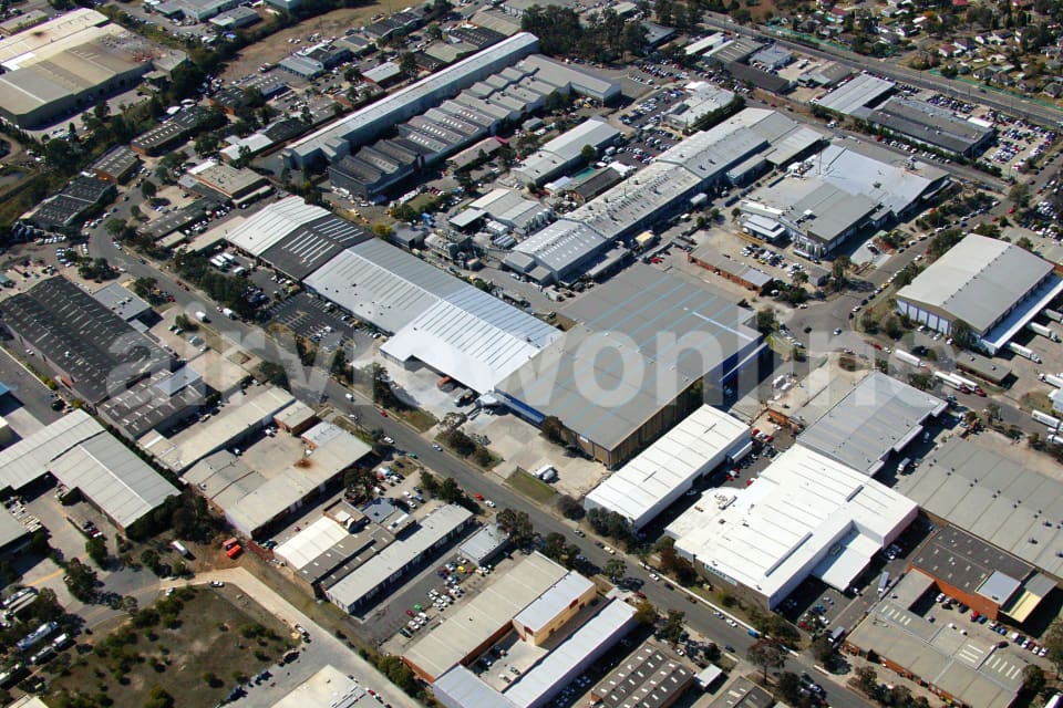 Aerial Image of Industrial Buildings in Blacktown