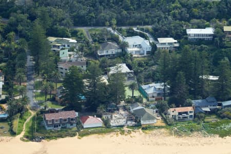 Aerial Image of OCEANFRONT PROPETIES ON BILGOLA BEACH.