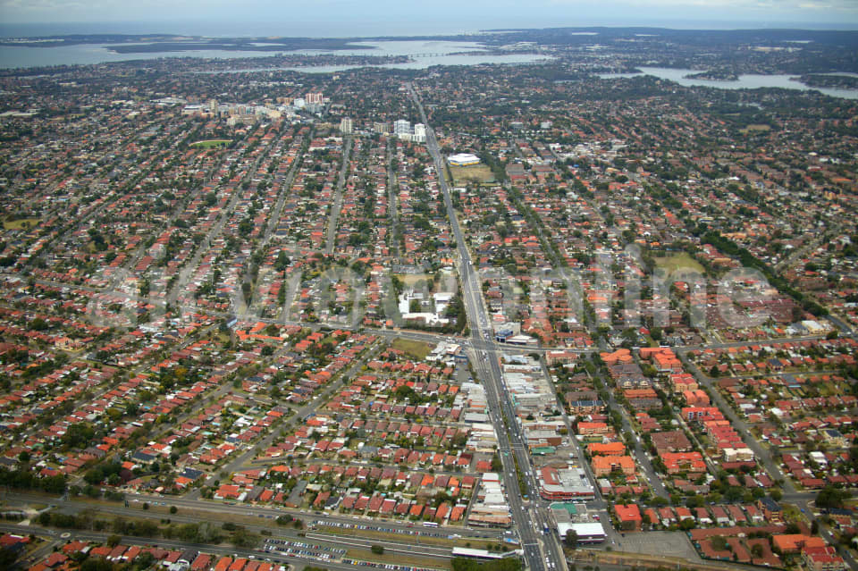 Aerial Image of Beverly Hills Looking South East