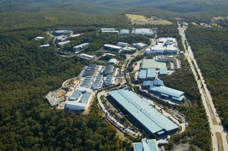 Aerial Image of AUSTLINK CORPORATE PARK IN BELROSE.