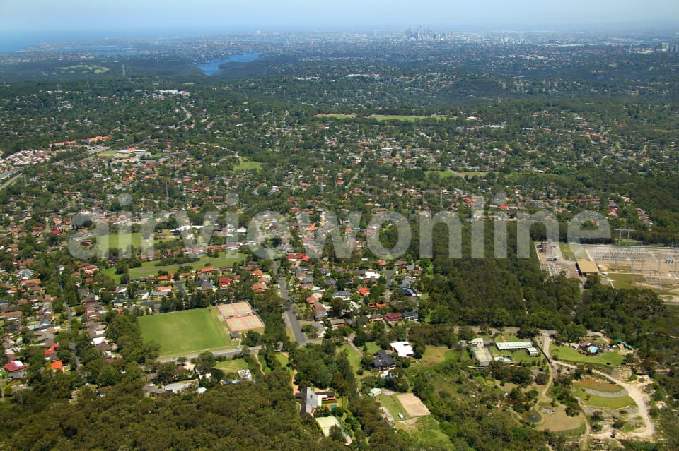 Aerial Image of Belrose Looking South