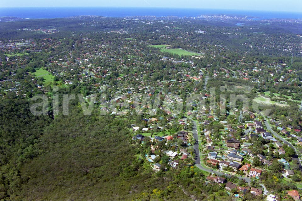 Aerial Image of Belrose Looking South East
