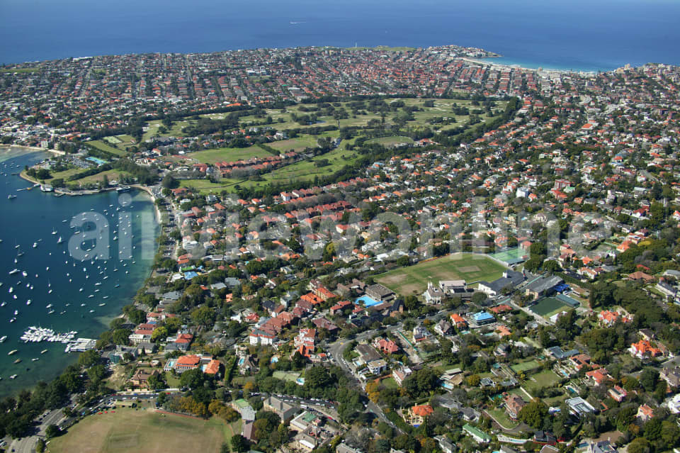 Aerial Image of Bellevue Hill to North Bondi