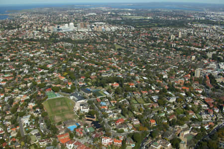 Aerial Image of BELLEVUE HILL LOOKING SOUTH WEST.
