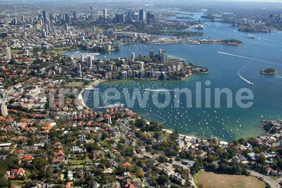 Aerial Image of Bellevue to the City