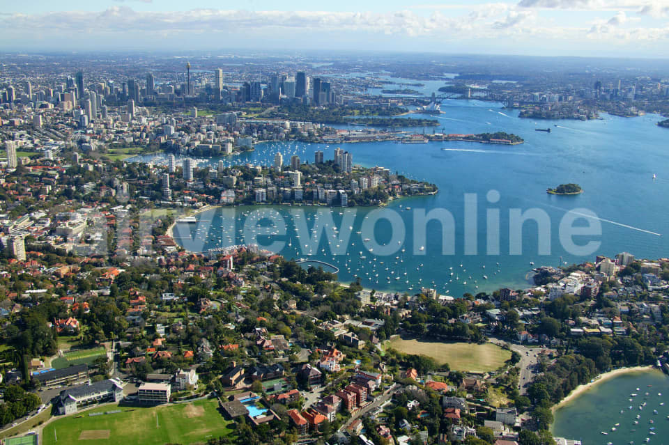Aerial Image of Bellevue Hill to the City