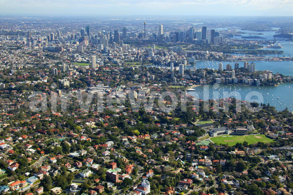 Aerial Image of Bellevue Hill to Sydney