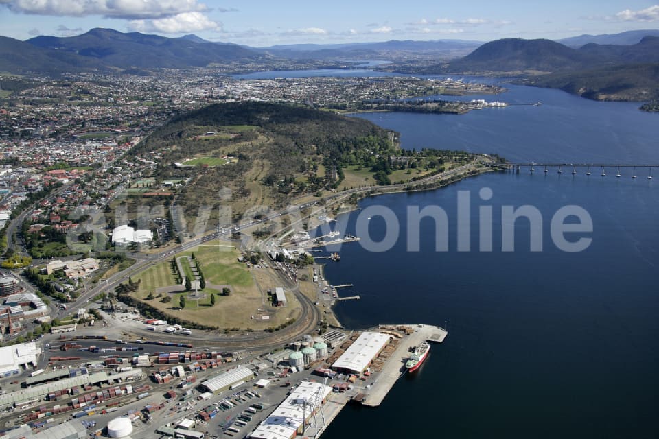 Aerial Image of Queens Domain Hobart