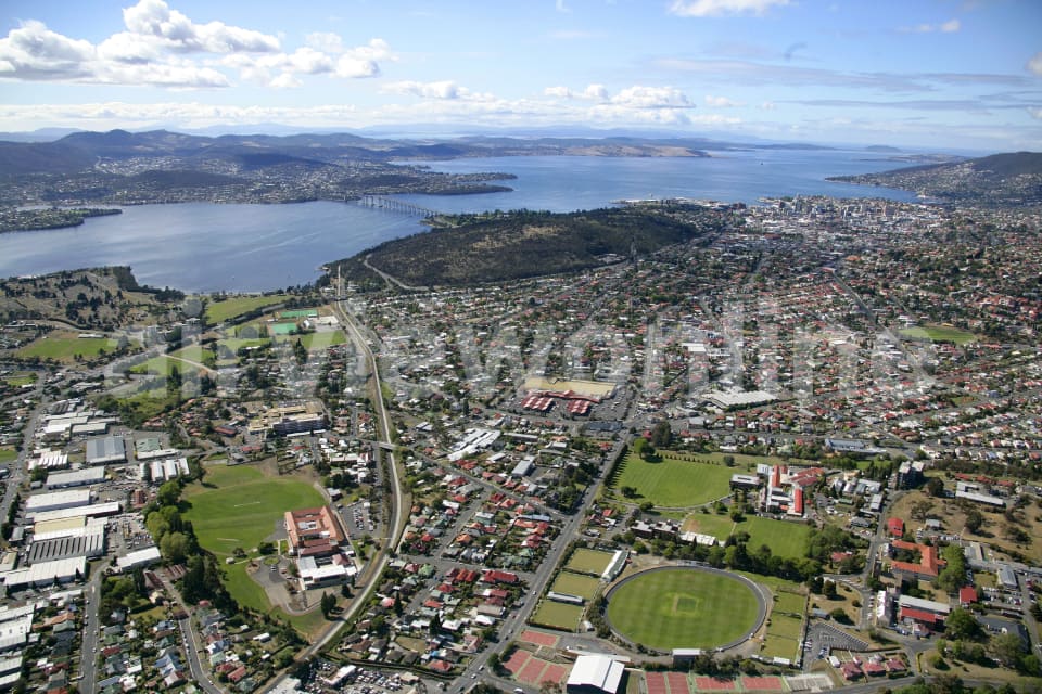 Aerial Image of New Town to Hobart