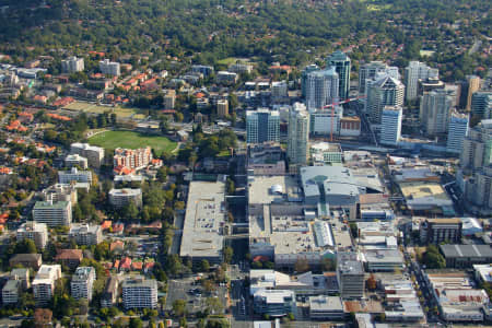 Aerial Image of CHATSWOOD SHOPPING DISTRICT