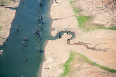 Aerial Image of BURRENDONG DAM.