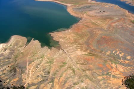 Aerial Image of BURRENDONG DAM.