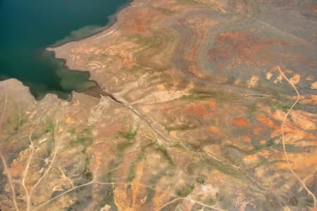 Aerial Image of BURRENDONG DAM.